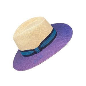 Sombrero panamá  original Aussie extrafino azul/natural