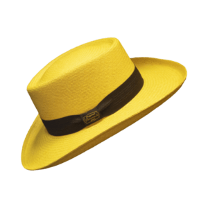 Sombrero panamá original Gambler amarillo