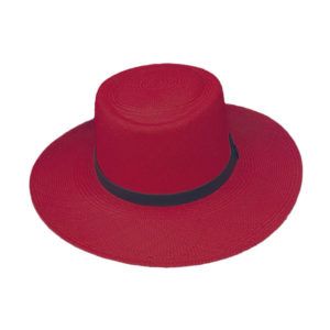 Sombrero panamá original  New Planter rojo