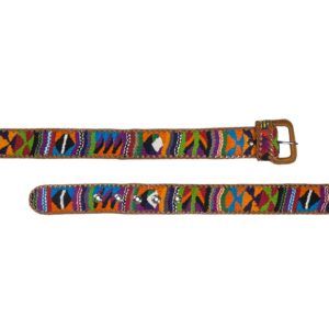 Cinturón étnico multicolor