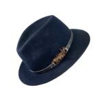 Sombrero de lana azul
