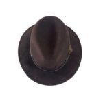 Sombrero de lana marrón